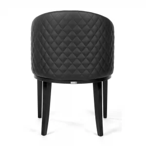 Poltrona Shell Matelassê Black